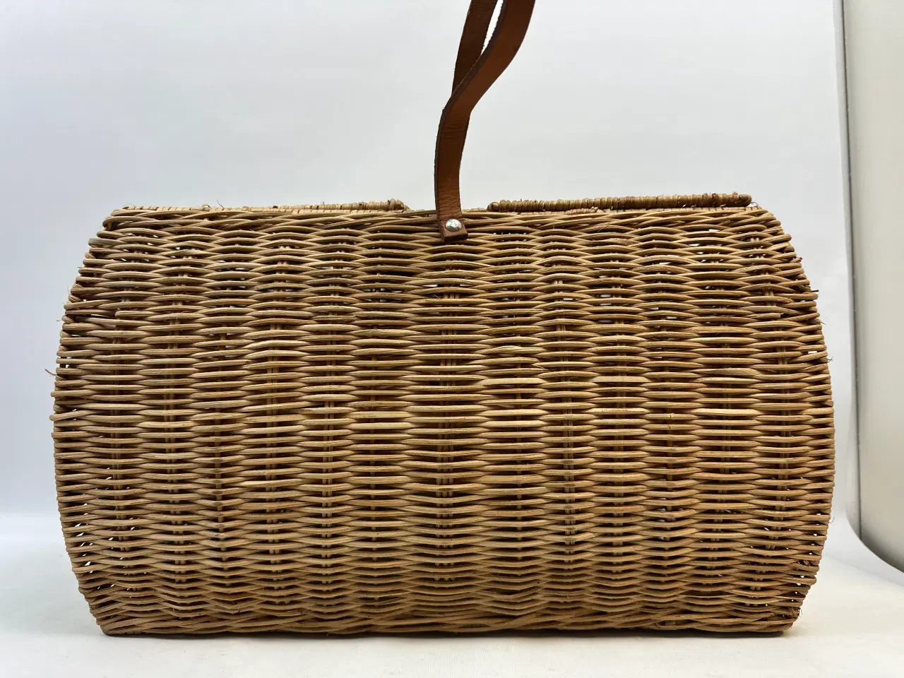 Billede 2 - Retro picknick kurv i flet