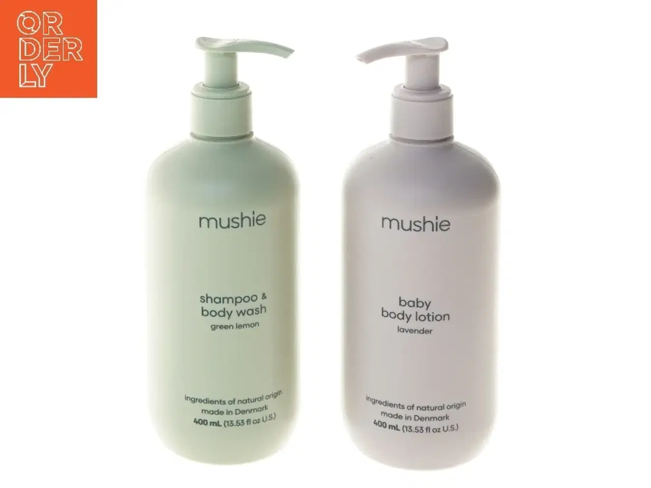 Billede 1 - Body shampoo og lotion sæt fra Mushie (str. 18 cm)