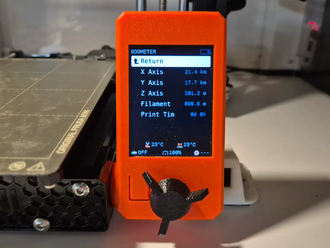 Billede 5 - Prusa Mini+ 3D printer i super stand med kabinet &