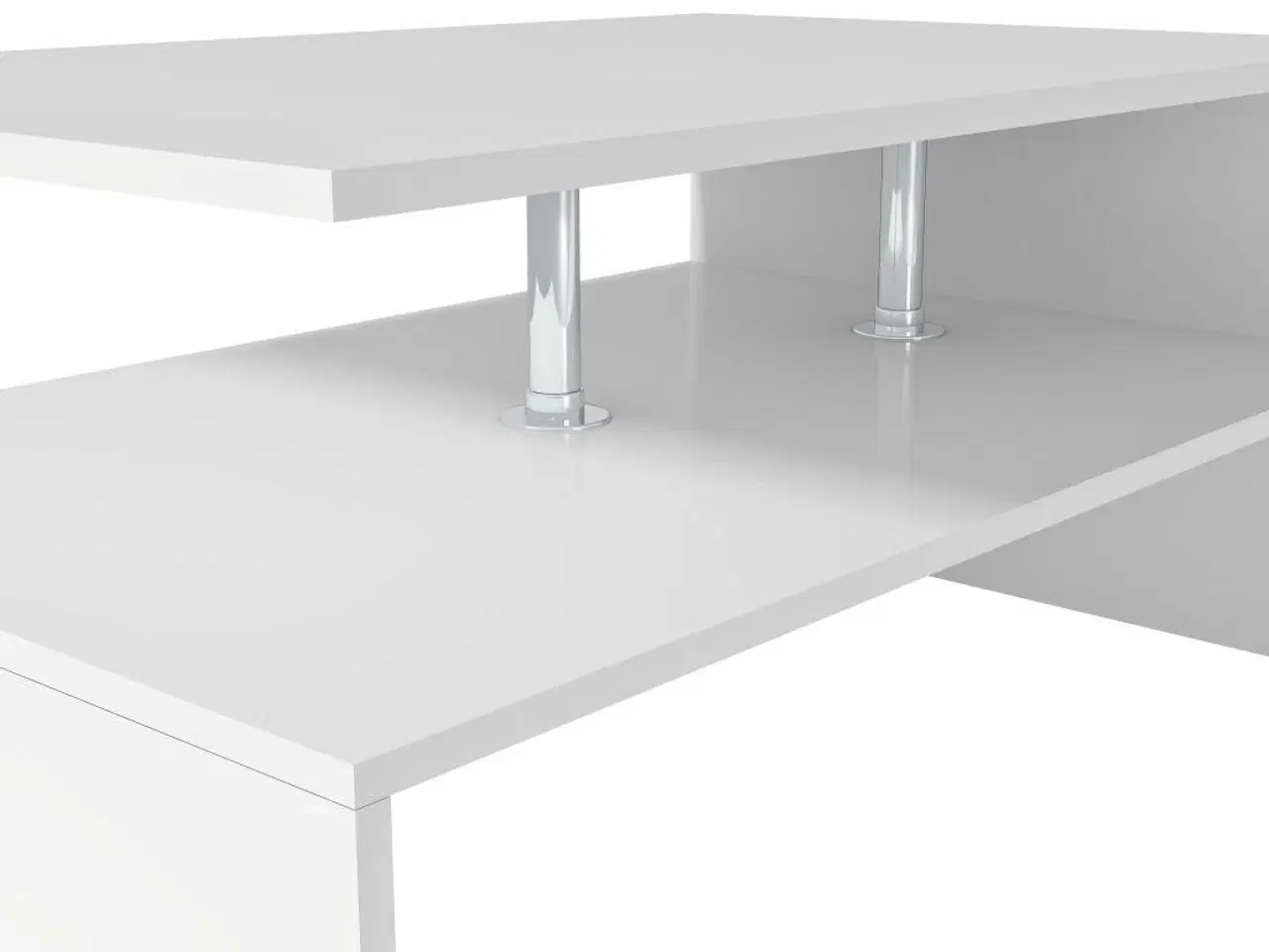 Billede 5 - Sofabord spånplade 90 x 59 x 42 cm hvid