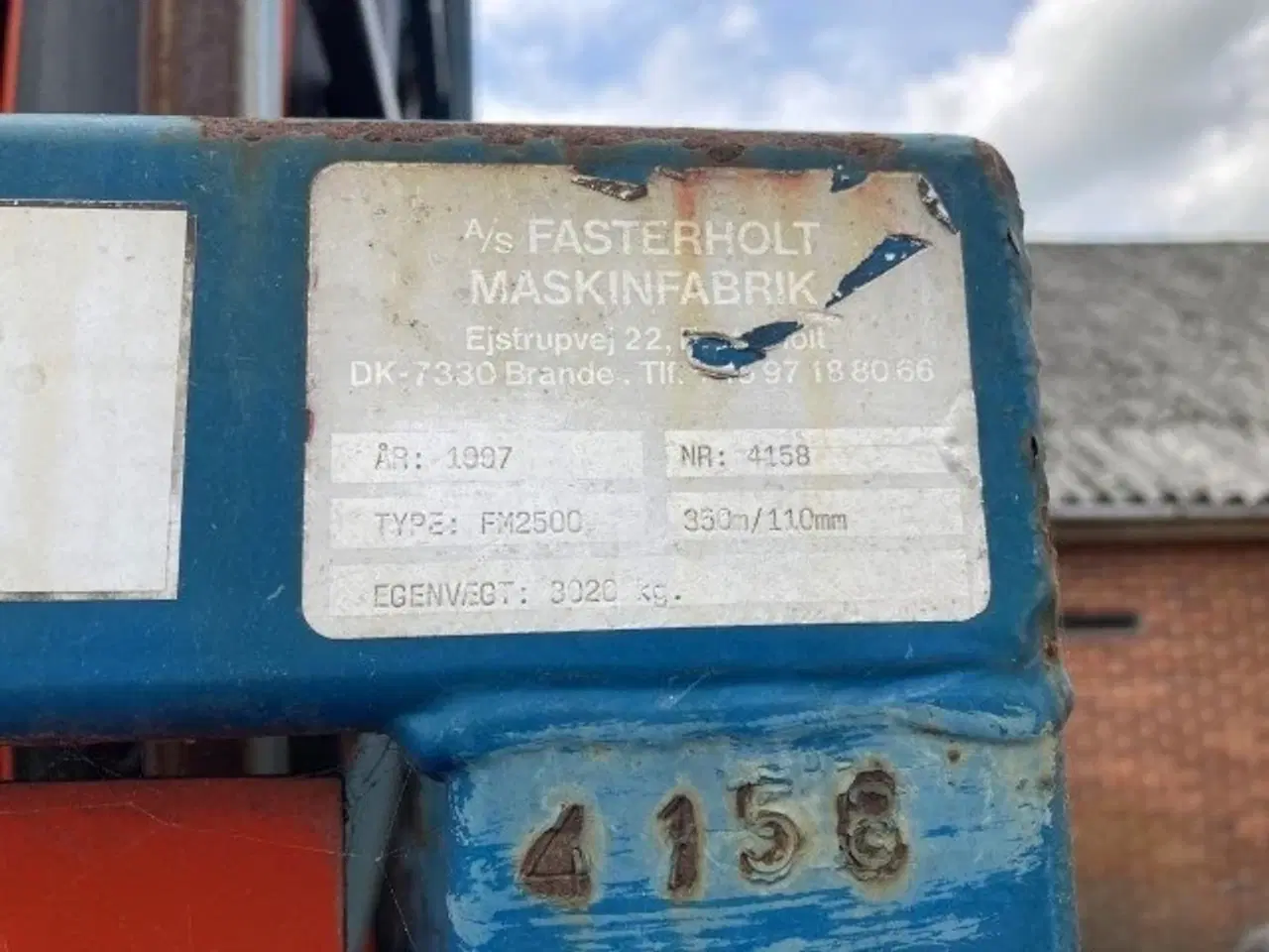 Billede 5 - Fasterholt FM2500 vandingsmaskine