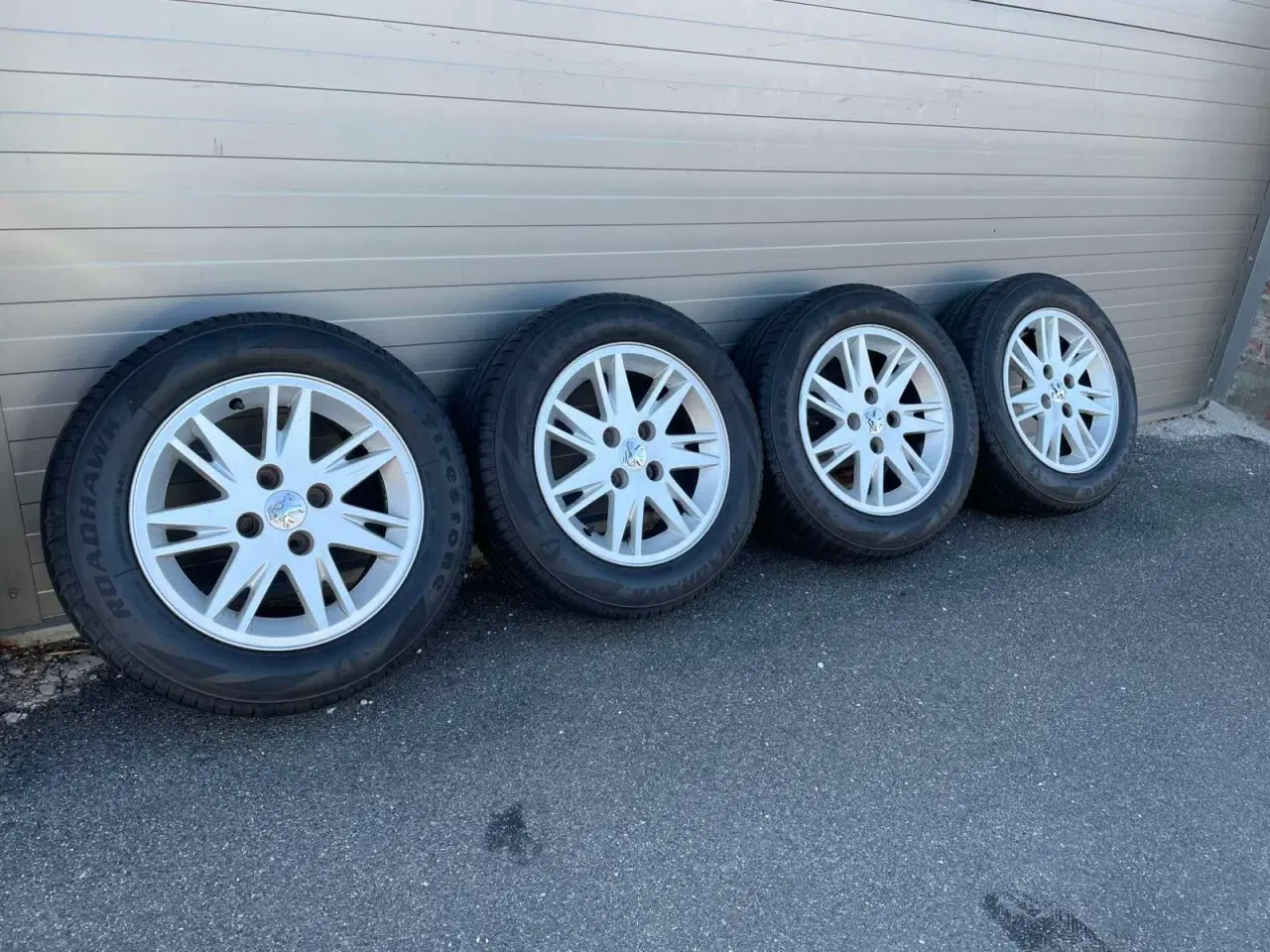 Billede 2 - 15 Originale Peugeot/Citroën Aluhjul med sommerdæk