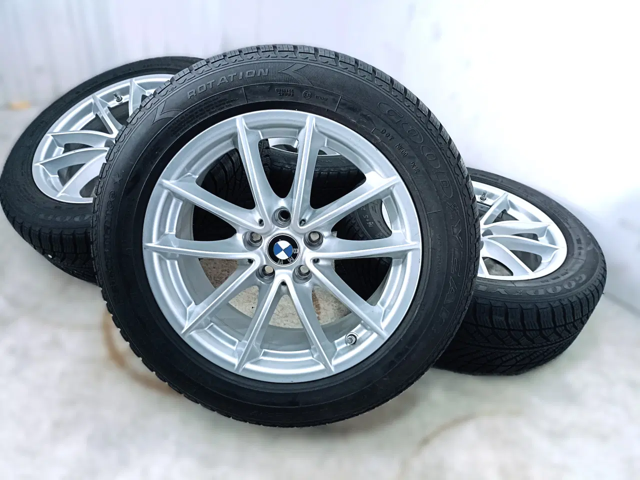 Billede 6 - 5x112 17" ET27 nav 66,6ø BMW vintersæt inkl.TPMS -