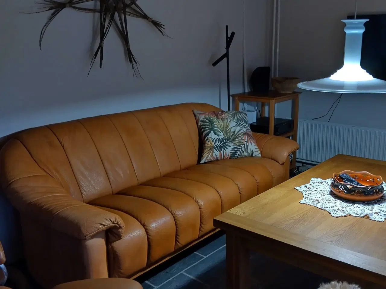 Billede 3 - Lædersofa gruppe