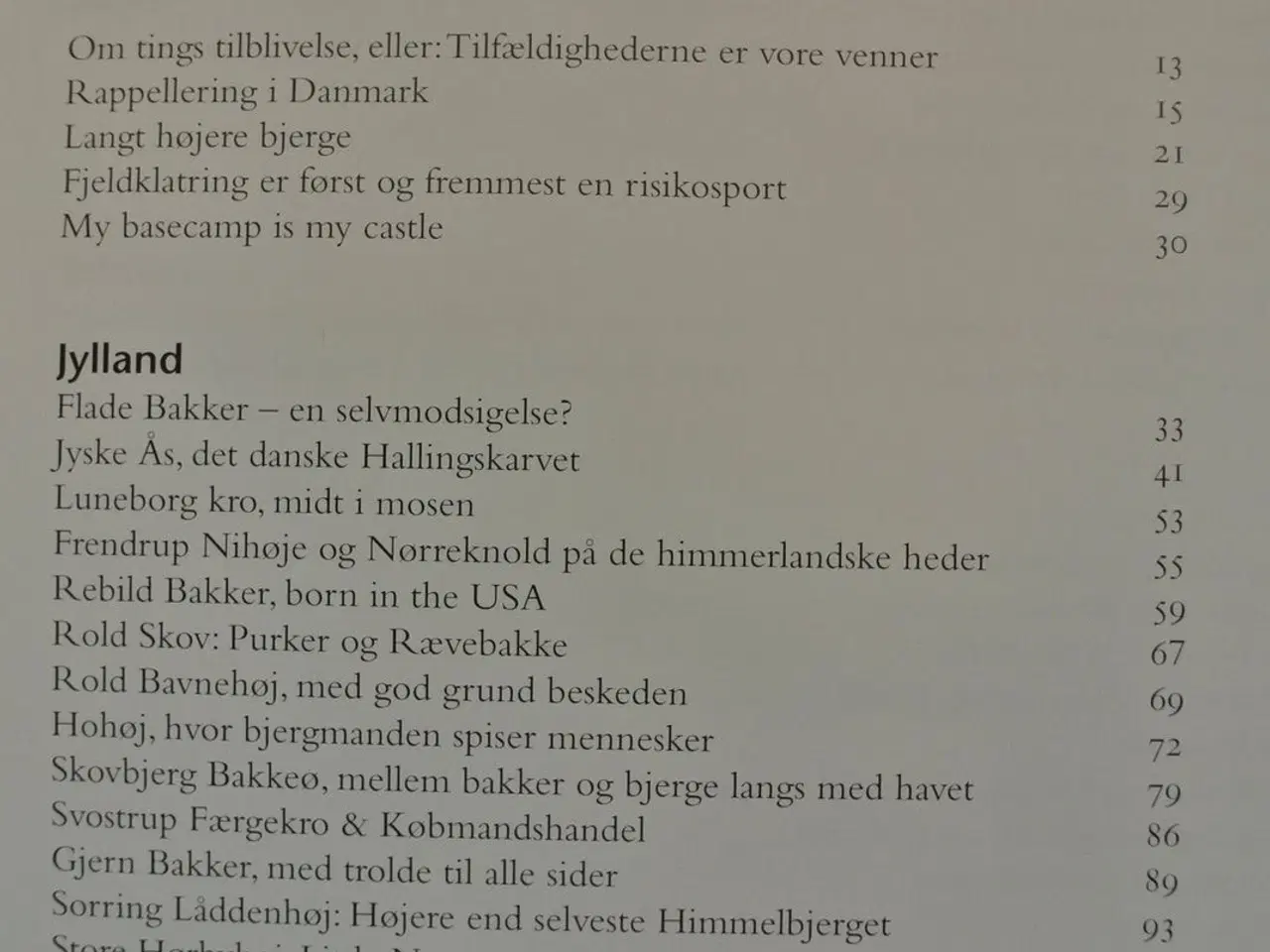 Billede 2 - guide til danmarks bjerge, af roger pihl, emne: na