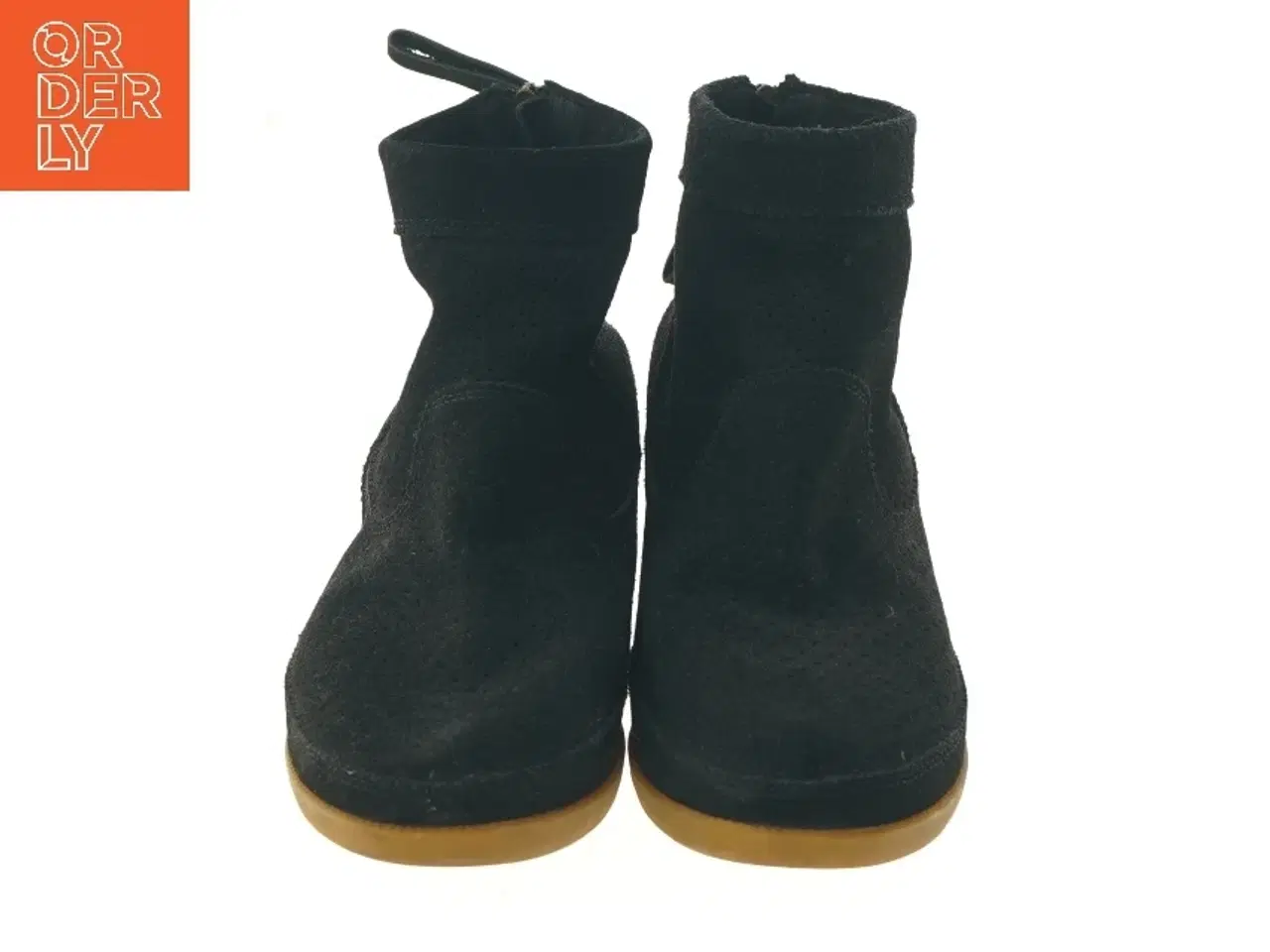Billede 2 - Sorte ankelstøvler med gummisål fra Shoe The Bear (str. 39 )