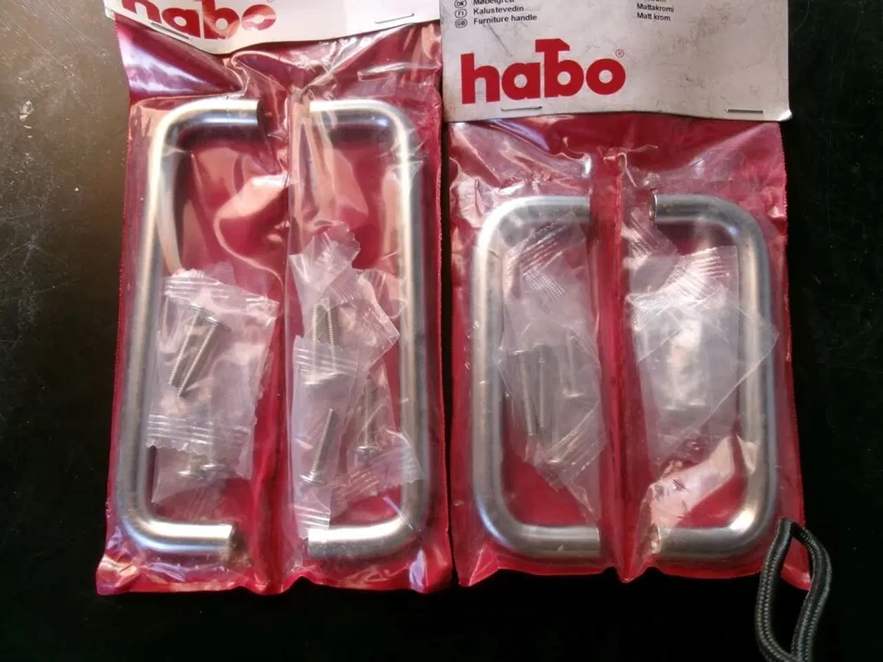 Billede 2 - 24 stk. møbelgreb, mat krom