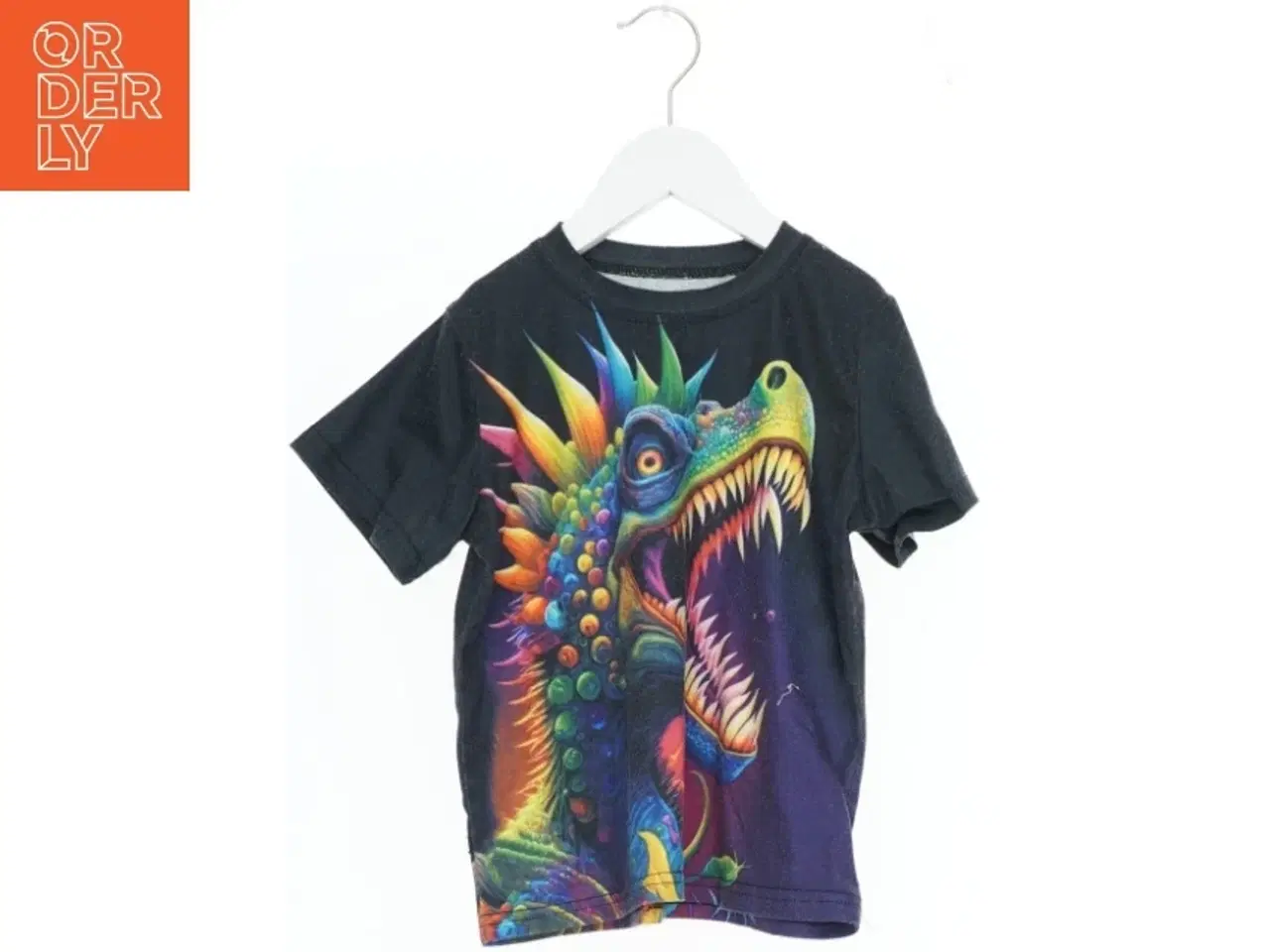 Billede 1 - Børne T-shirt med dinosaur tryk (str. 122)
