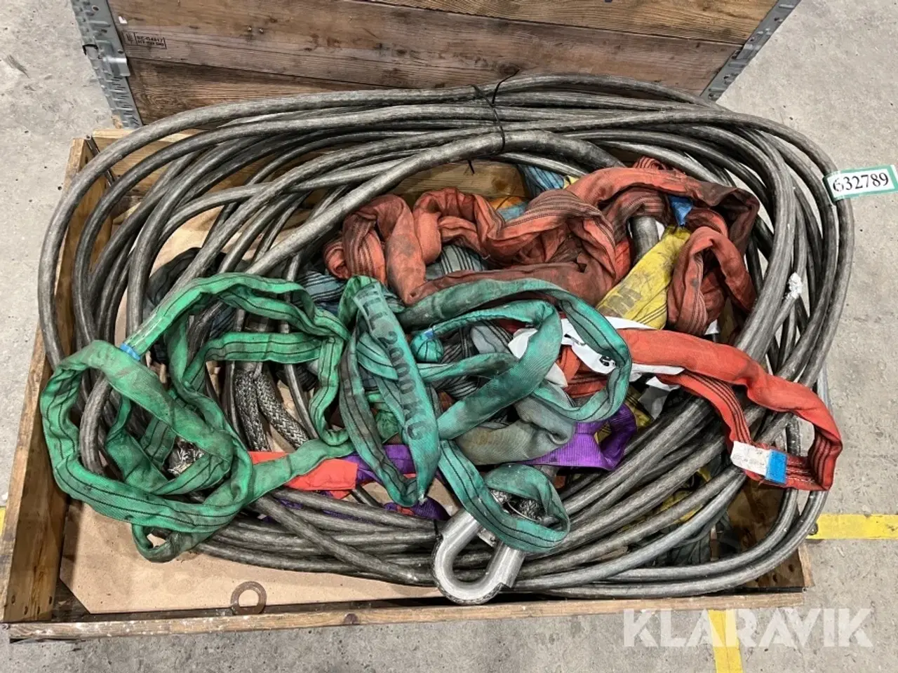 Billede 4 - Assorterede stropper 6 paller - kasserede