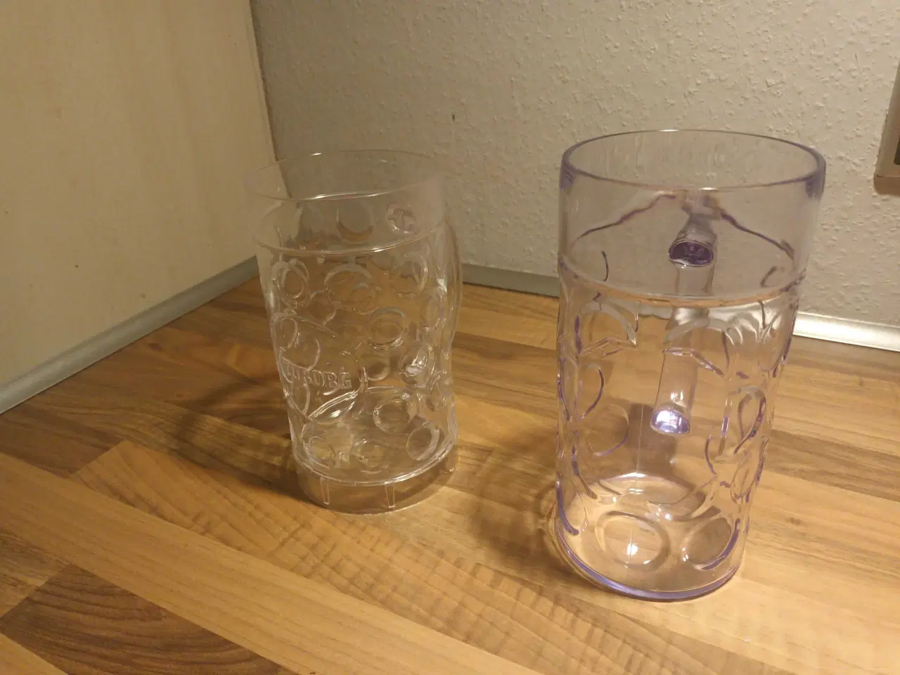 Billede 1 - 38Stk 1 L Ølglas I plastik