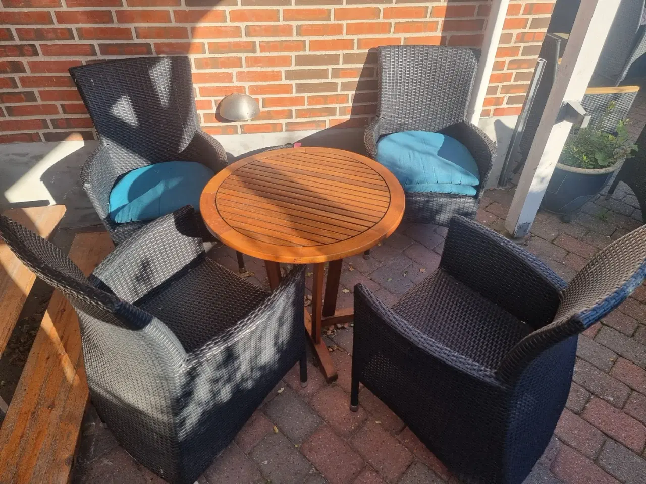 Billede 1 - 4 Havestole i polyrattan