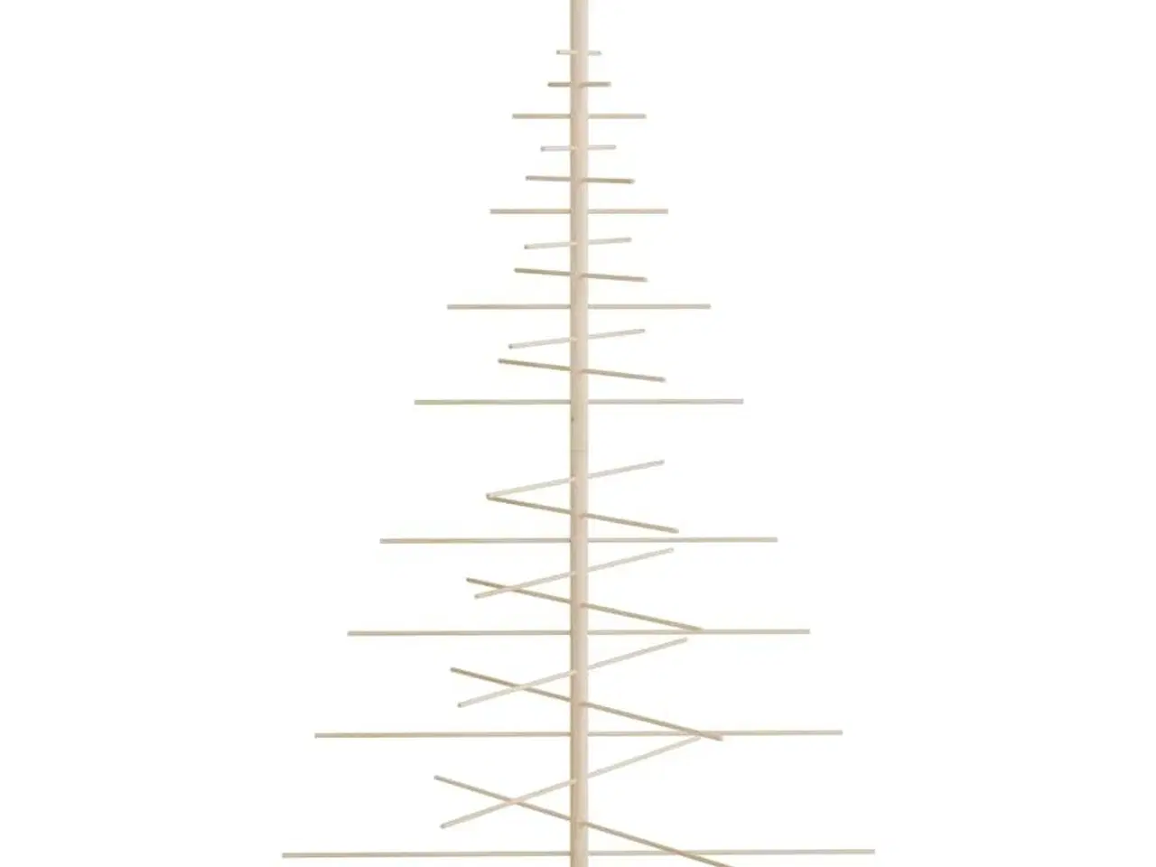 Billede 5 - Dekorativt juletræ 180 cm massivt fyrretræ