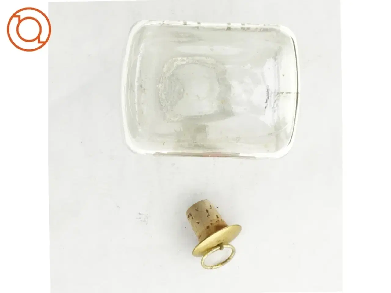 Billede 6 - Karaffel til julesnaps fra Holmegaard (str. 19 x 9 cm)