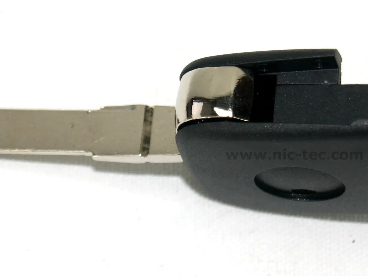 Billede 2 - Flipnøgle bund del til udskiftning med kantet udskæring