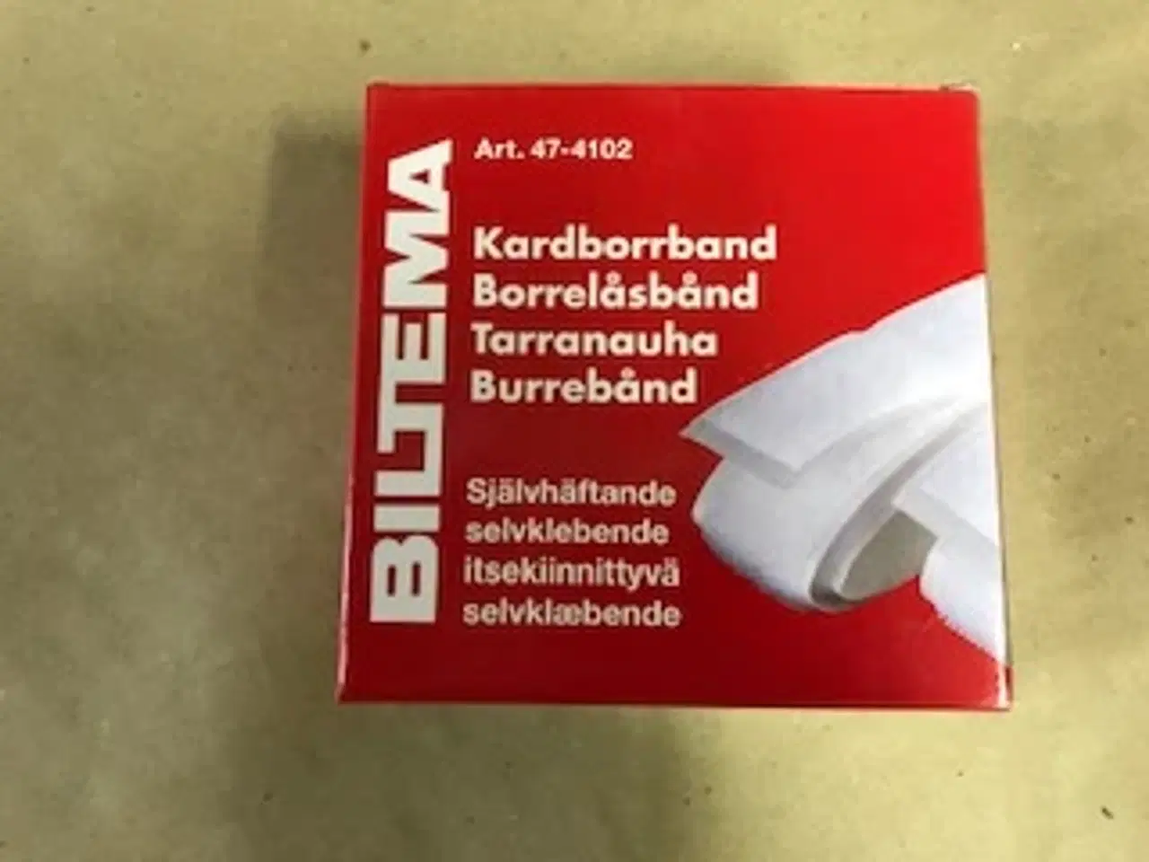 Billede 1 - Selvklæbende Velcrobånd hvidt