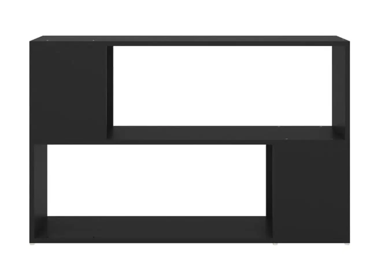 Billede 4 - Bogreol 100x24x63 cm spånplade sort