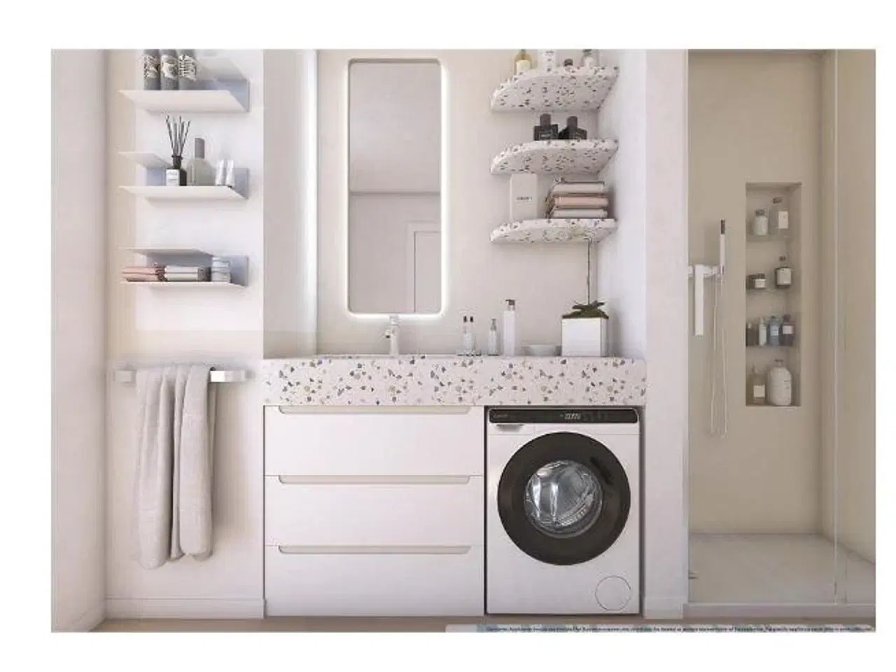 Billede 9 - Vaskemaskine frontbetjent Candy 5 kg, 1.200 o/min, A-klasse, kompakt (CW50BP12307U1S)