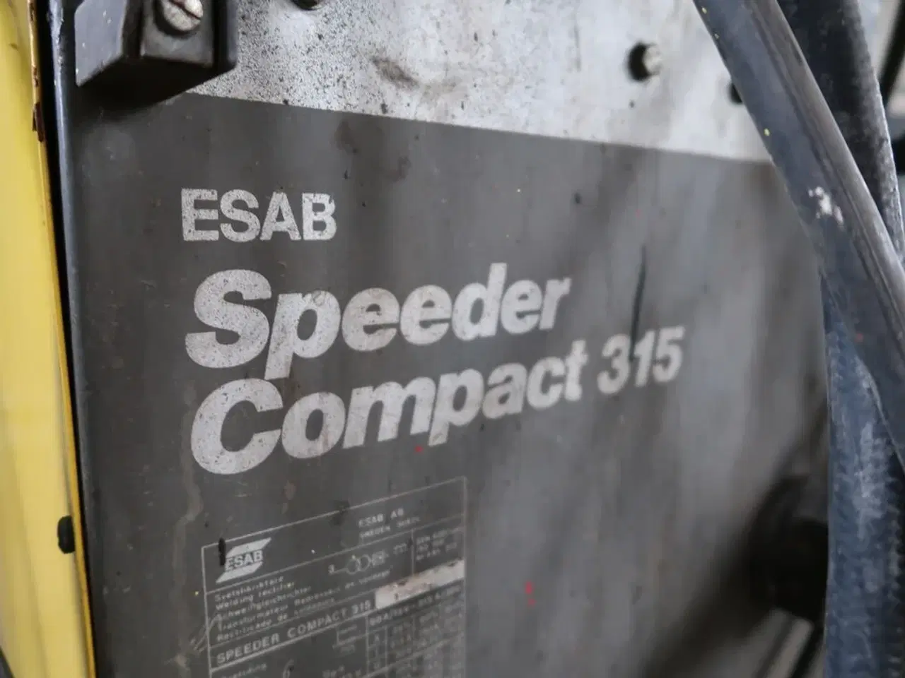 Billede 3 - Svejseværk ESAB Speeder Compact 315