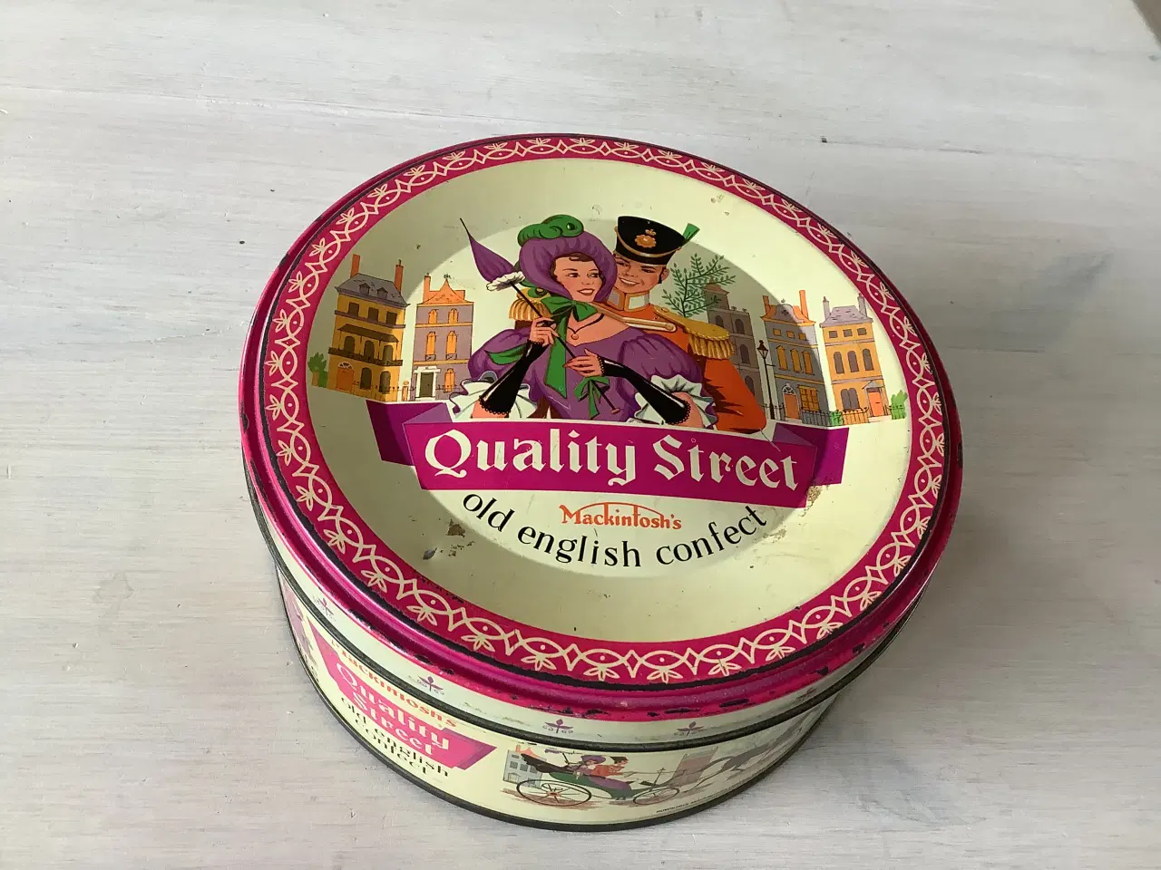 Billede 1 - Retro Quality Street dåse fra 1980er