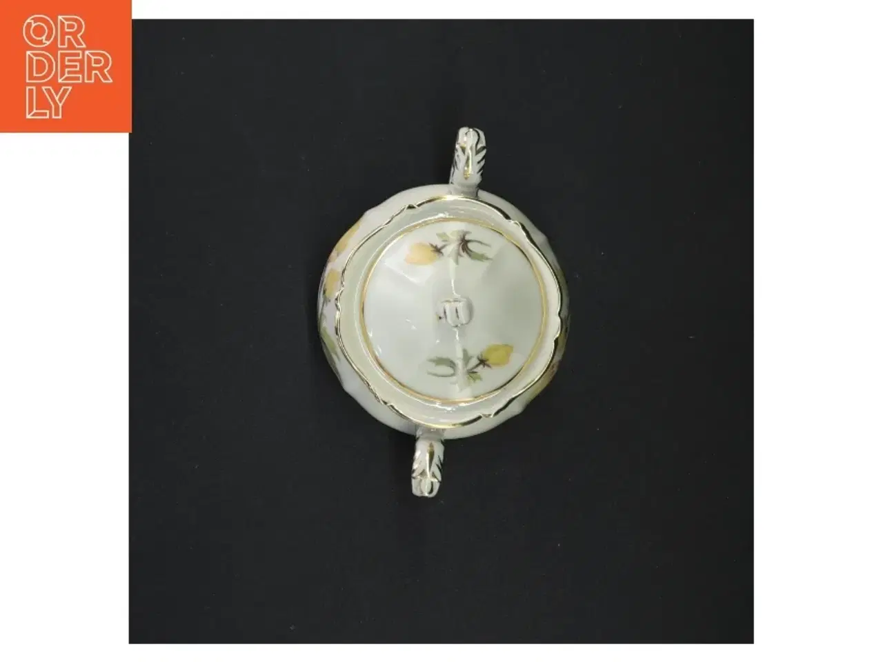 Billede 2 - Porcelænssukkerskål med blomstermotiv fra Bavaria (str. 11 x 14 cm)