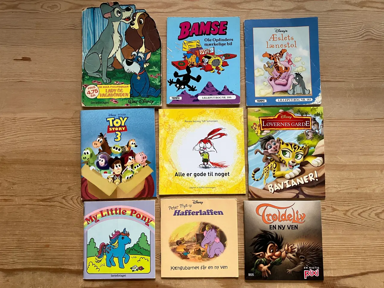 Billede 2 - 9 x 9 børnebøger, bl.a, Lilleput, Disney m.m