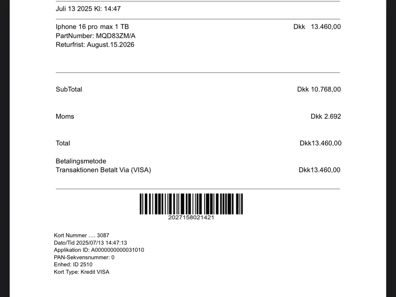 Billede 3 - Helt ny Iphone 16 pro max