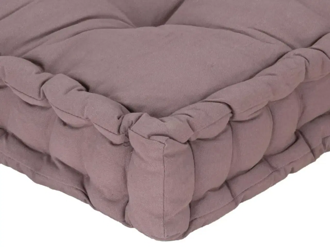 Billede 6 - Hynde til pallesofa 120x40x7 cm bomuld gråbrun
