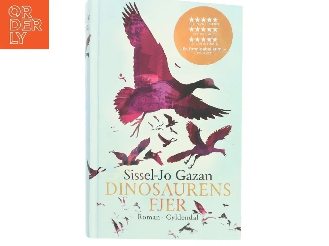 Billede 1 - Dinosaurens fjer : roman af Sissel-Jo Gazan (Bog)