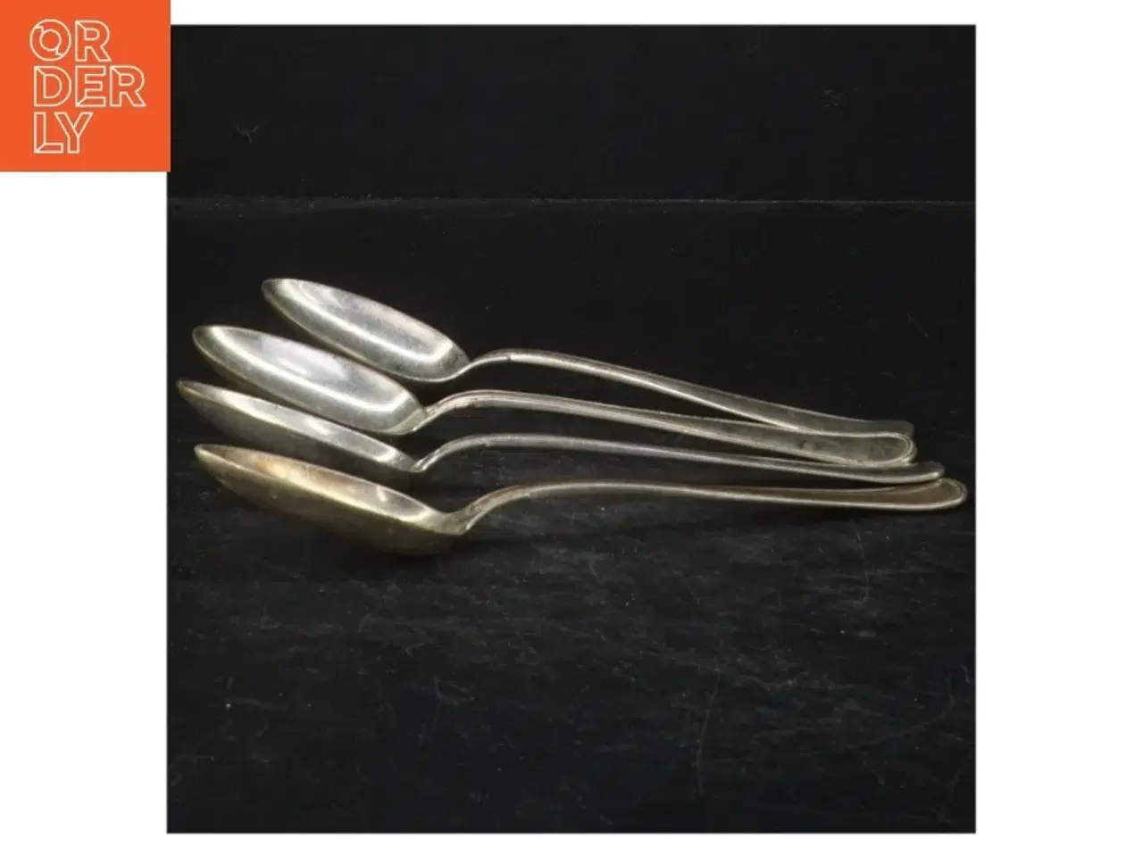 Billede 2 - Sølvfarvede teskeer (str. 18 cm)