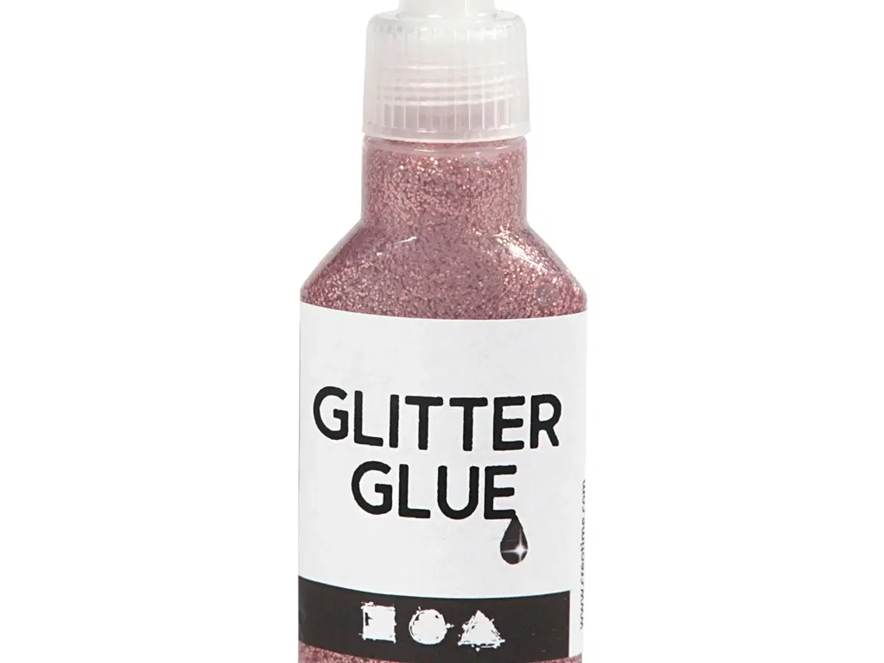 Billede 1 - Rosa Glitterlim 25ml - Perfekt til Kreative Projekter