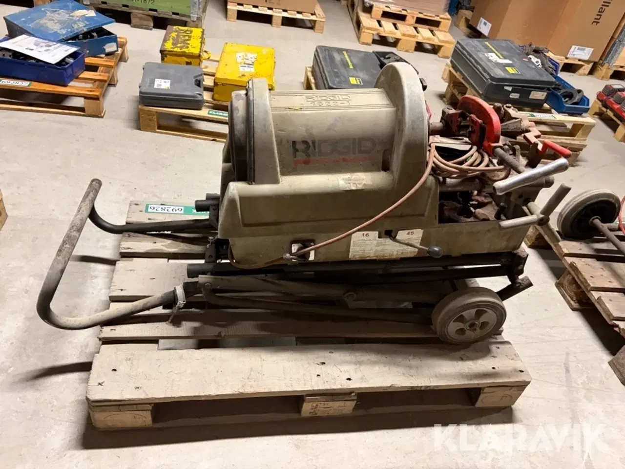 Billede 4 - Rørgevindskæringsmaskine Ridgid 1822-1