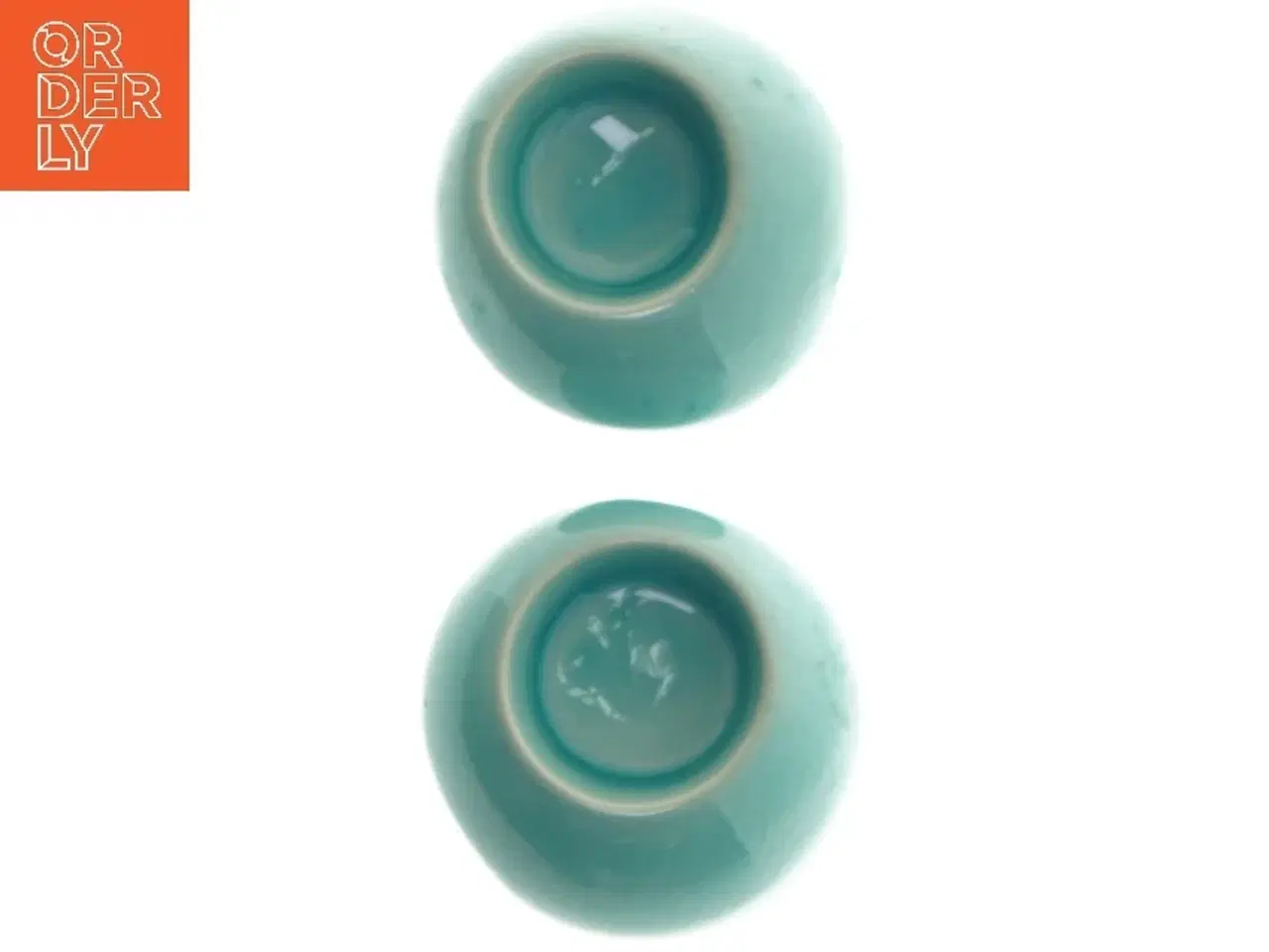 Billede 2 - Små turkise vaser (str. 8,5x5 cm)