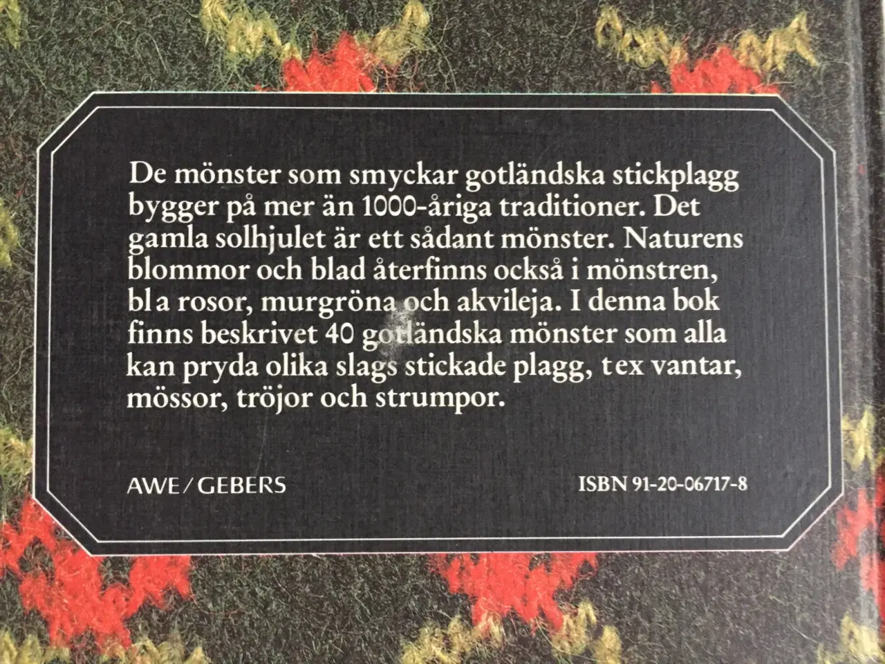Billede 2 - Gotländska Stickmönster