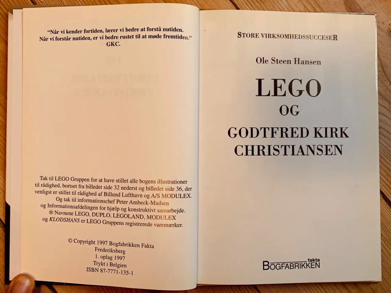 Billede 2 - Lego og Godtfred Kirk Christiansen (1997)
