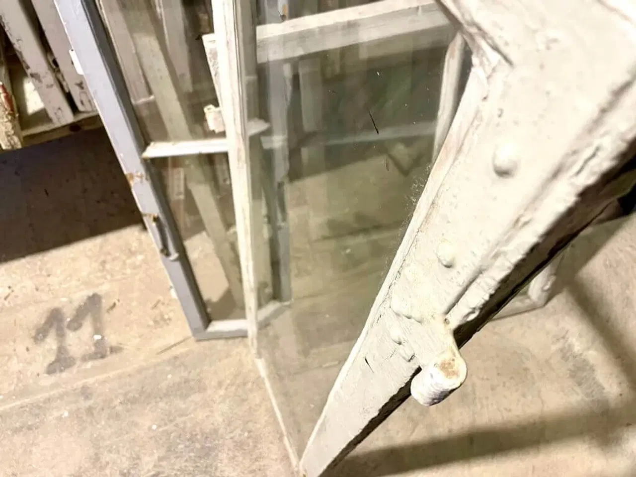 Billede 4 - Smal 1-rudes vinduesramme m. blæst glas