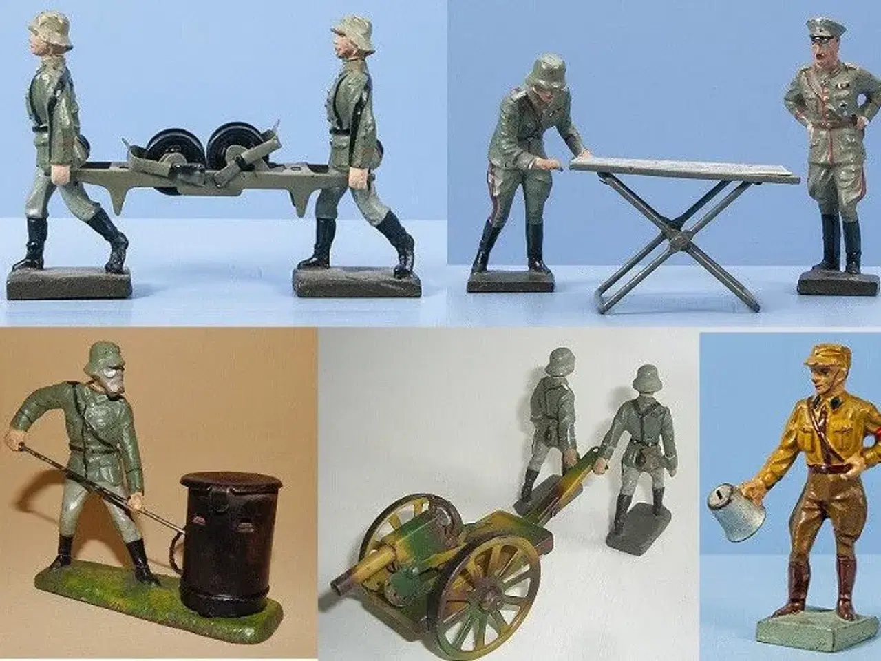 Billede 7 - Gamle- LINEOL legetøjs soldater købes.