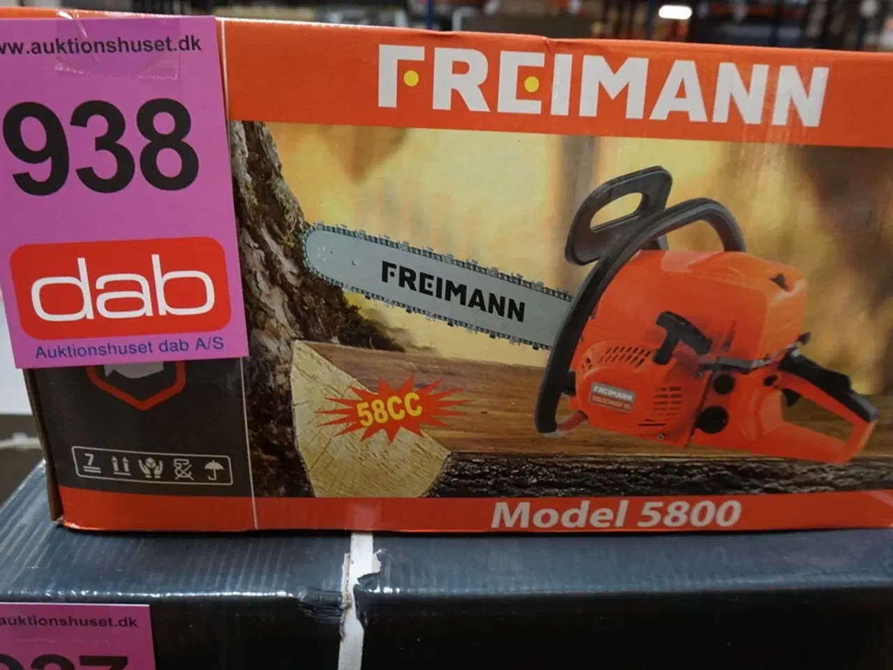 Billede 3 - Freimann benzin kædesav 5800 58cc 20" sværd