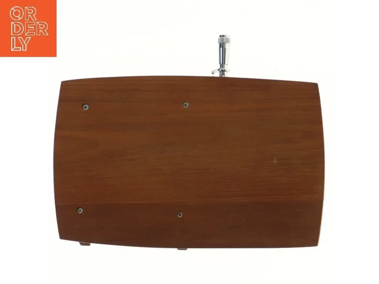 Billede 2 - Træ skærebræt med osteskærer (str. 25x16 cm)