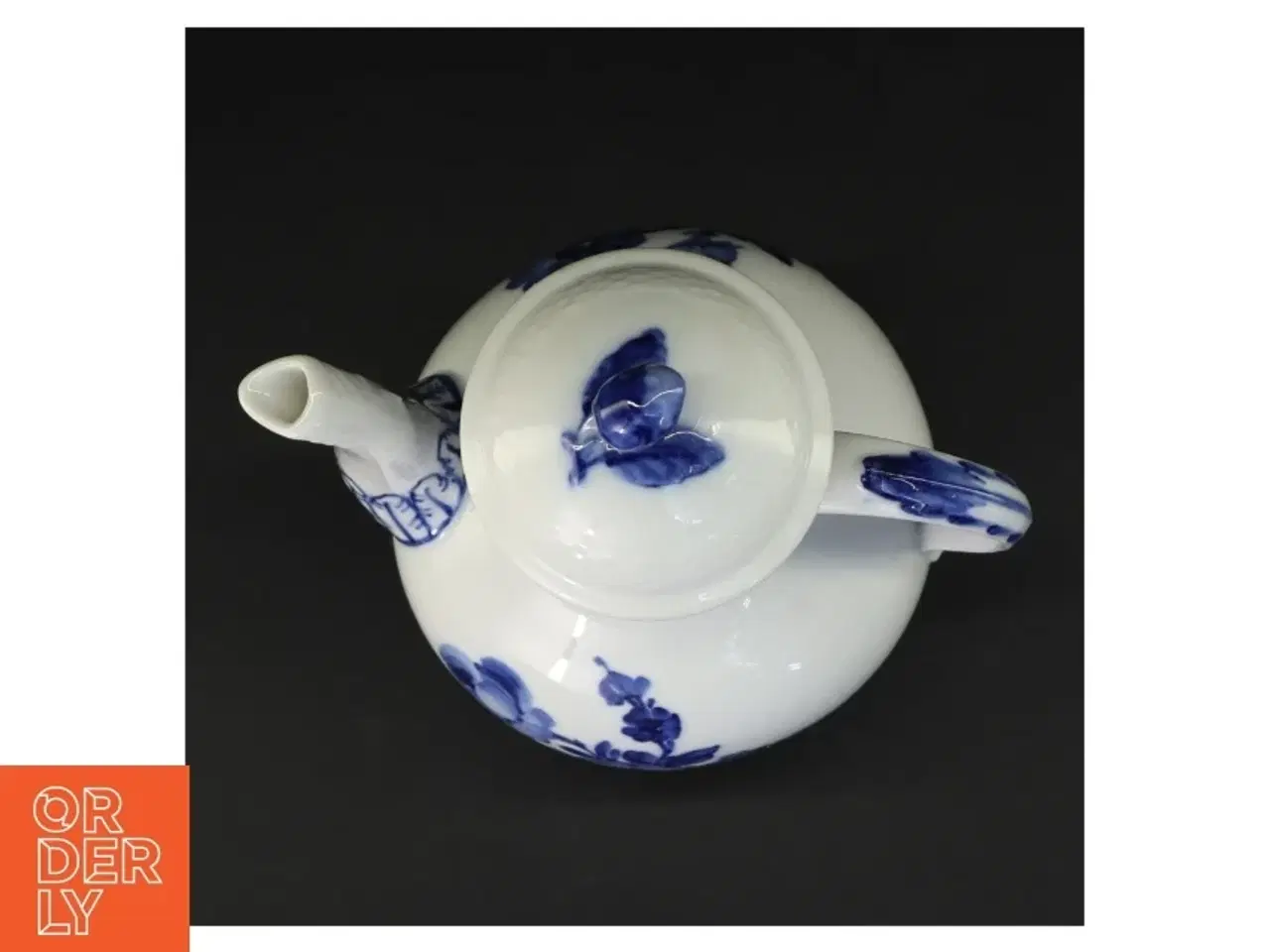 Billede 2 - Blå Blomst porcelænskande fra Royal Copenhagen (str. 25 x 19 x 14 cm)