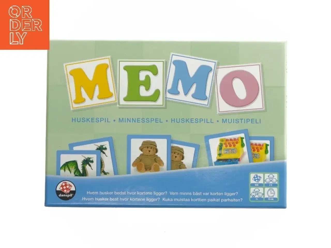 Billede 1 - Memo fra Danspil (str. 24x16,5 cm)