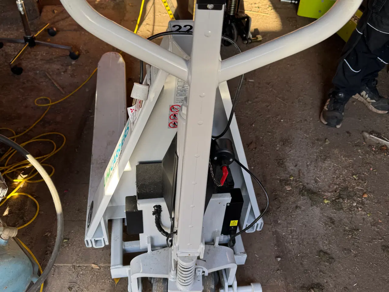 Billede 3 - El Højde palleløfter, sakseløfter, helt som ny