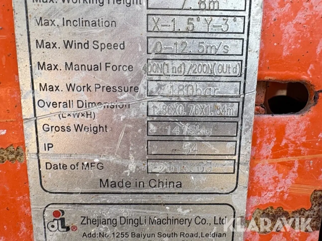 Billede 8 - Sakselift Dingli JCPT0807DC