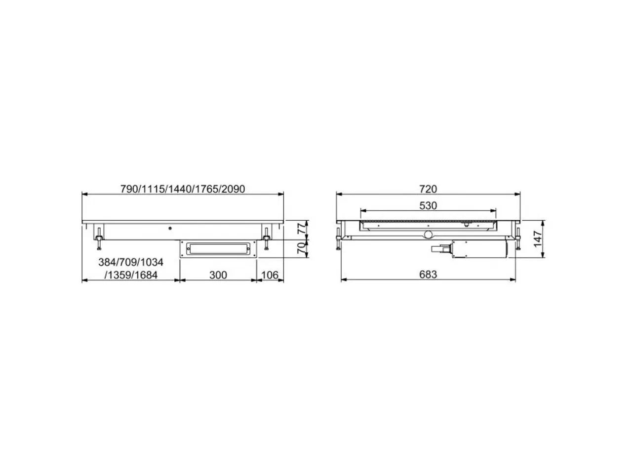 Billede 2 - Varmeplade – 1,355 kW +30/+120