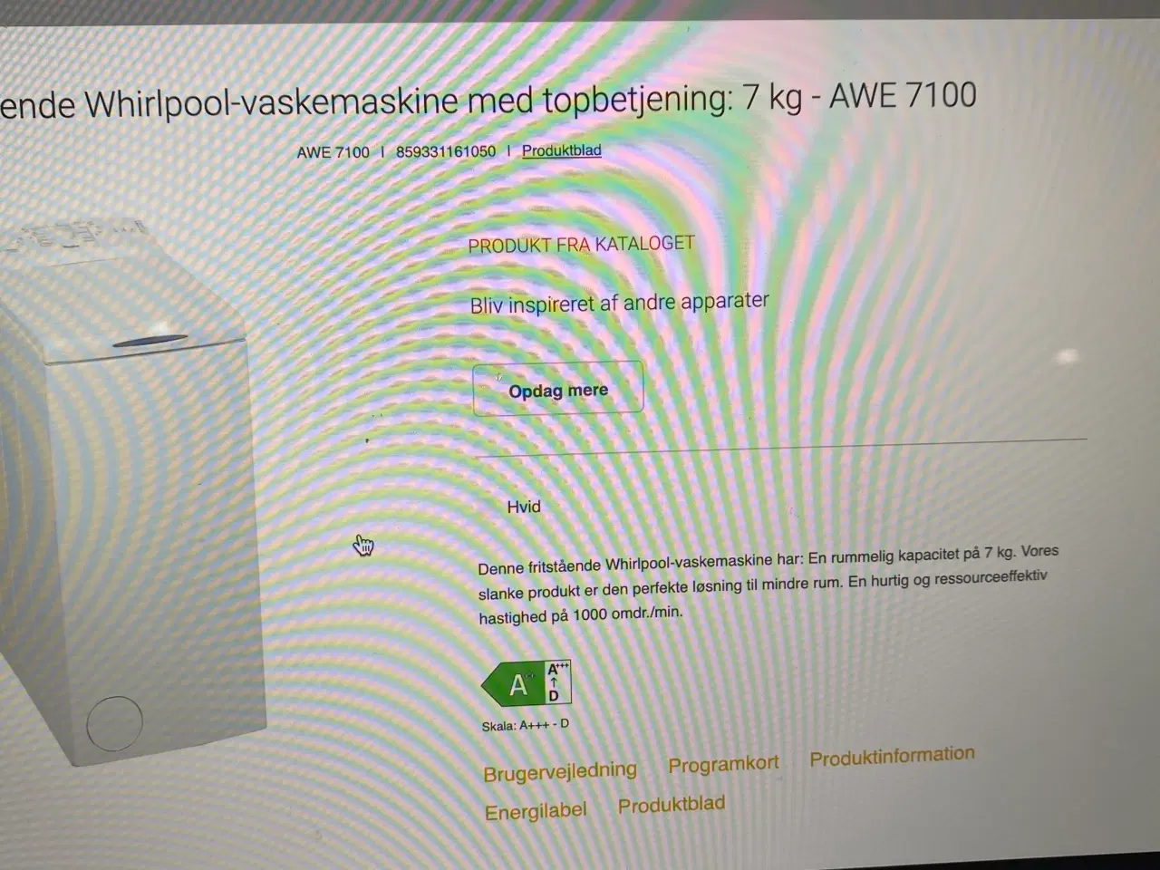 Billede 5 - Topbetjent smal Vaskemaskine