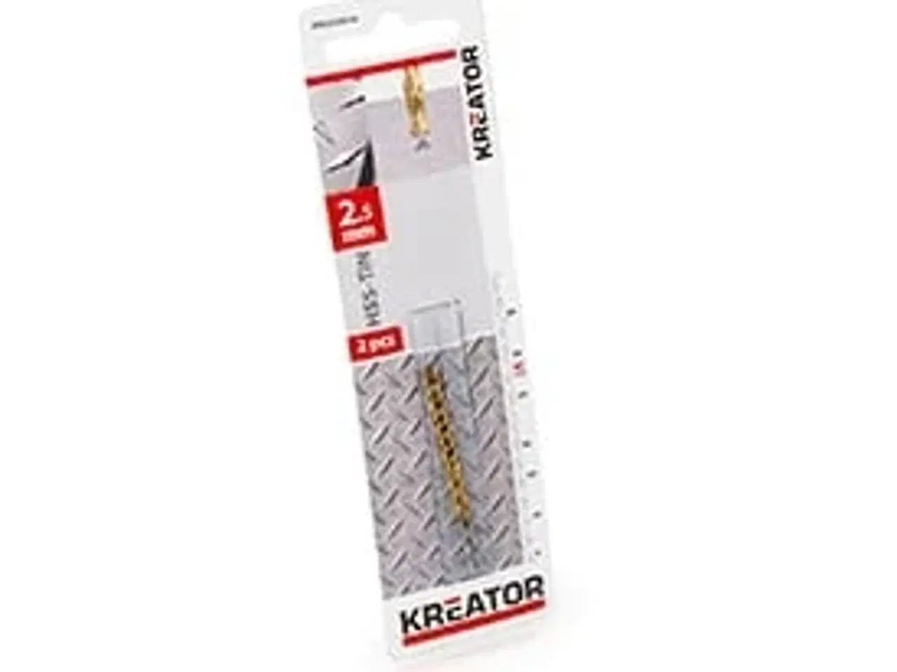 Billede 1 - HSS-Tin metalbor 2,5 mm - 2 stk.