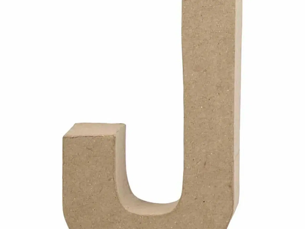 Billede 1 - Håndlavet Bogstav J i Papmaché - 20,5 cm