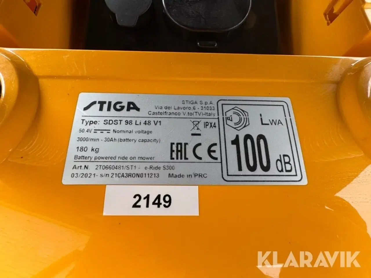 Billede 5 - Plæneklipper Stiga E-Ride 300