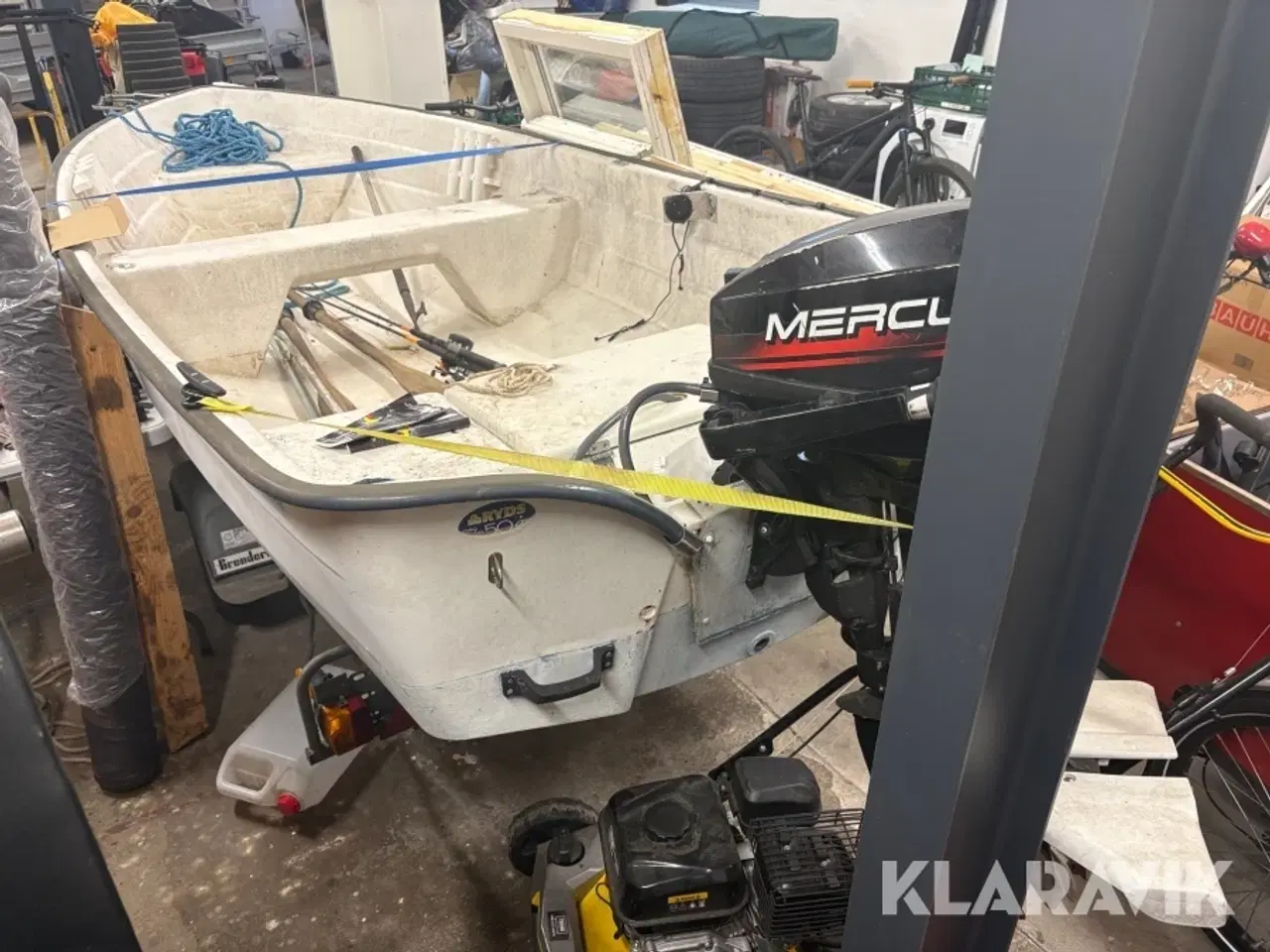 Billede 2 - Fiskerjolle + bådtrailer