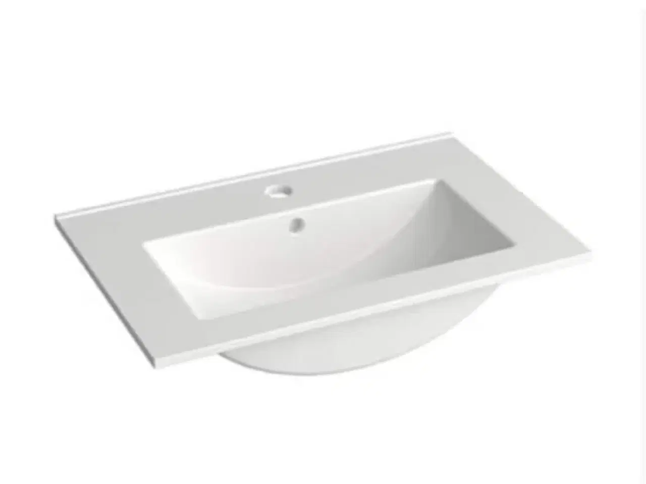 Billede 1 - Hvid Højglans DA67 + VB6 Alba vaskeskab 590 x 380 hvid højglans