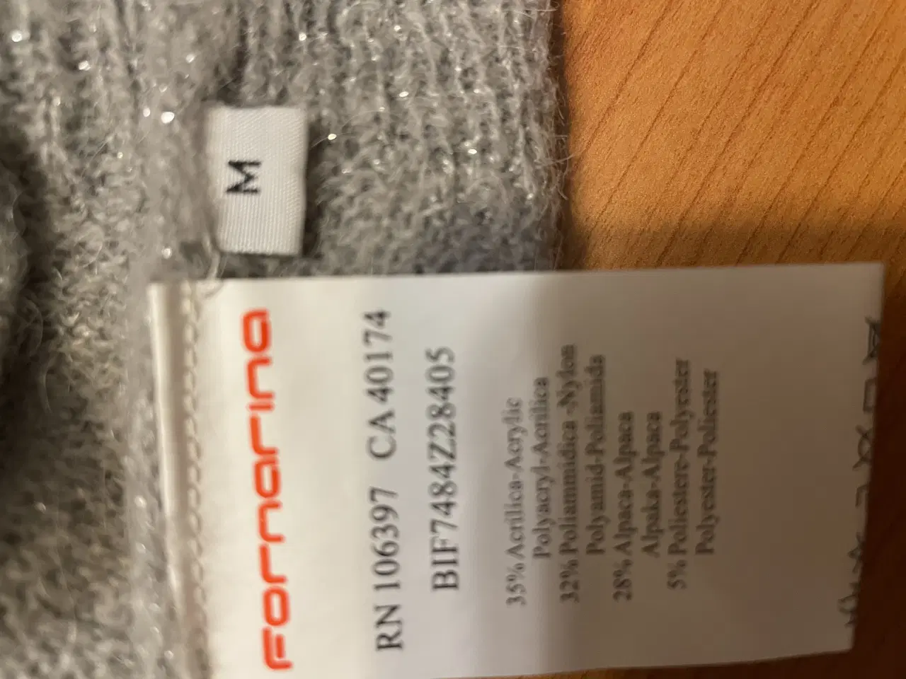 Billede 9 - Italienske uld top i syr.38